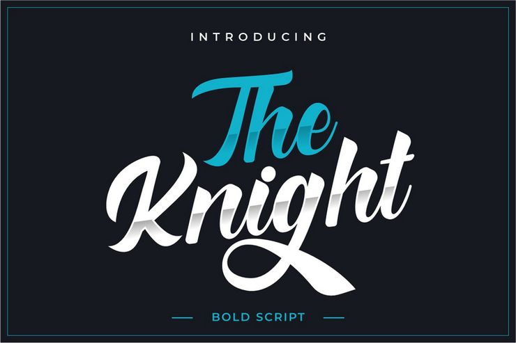 The Knight字体 1