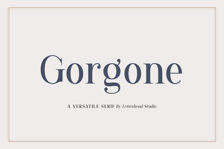 Gorgone字体 1