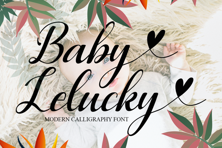 Baby Lelucky字体 2