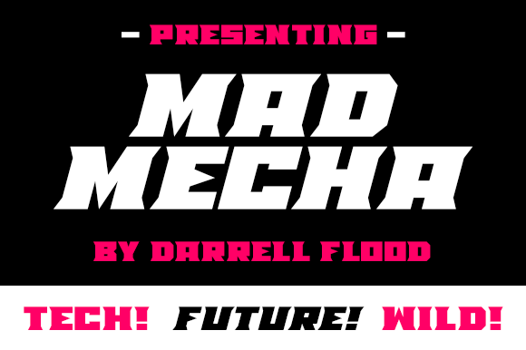 Mad Mecha字体 1