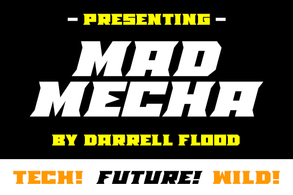 Mad Mecha字体 2