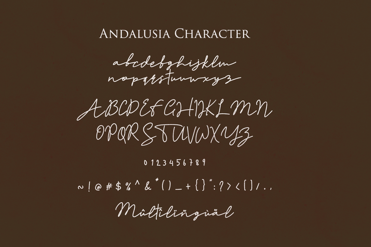 Andalusia字体 5