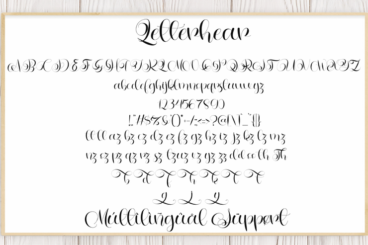Letterhear字体 2