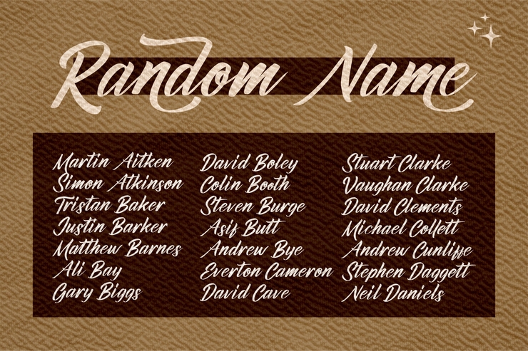 Richardo Kenedy字体 10