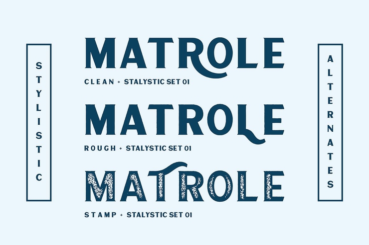 Matrole Vintage字体 7