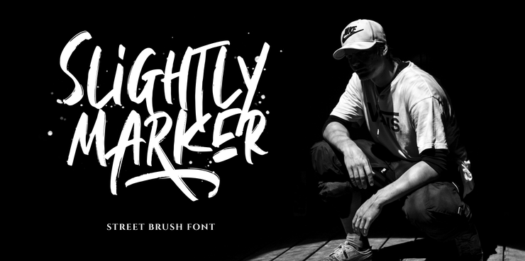 Slightly Marker字体 1