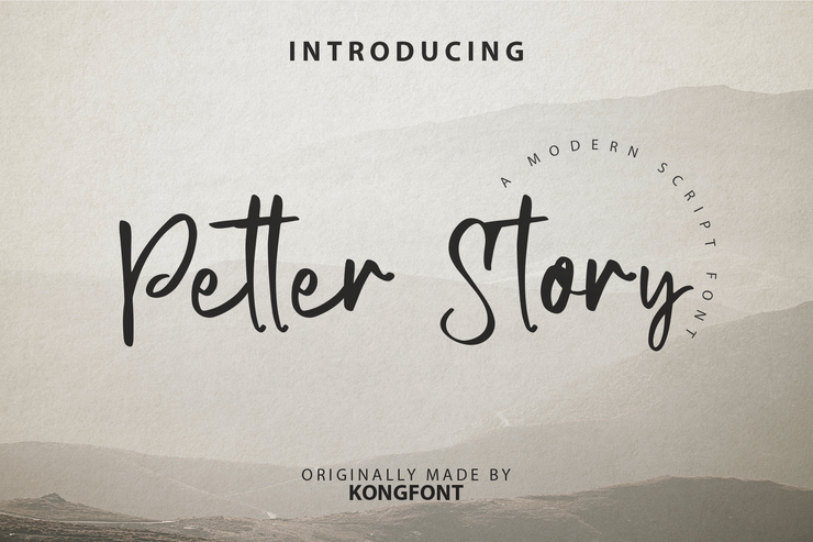 Petter story字体 1