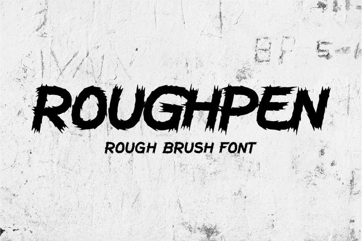 ROUGHPEN字体 1