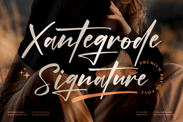 Xantegrode Signature字体 10