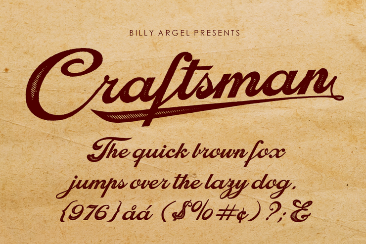 Craftsman字体 1