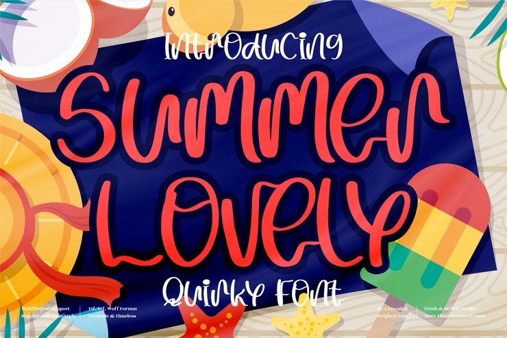 Summer Lovely字体 4