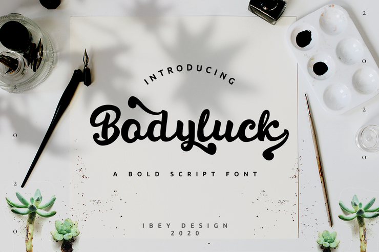 Bodyluck字体 1