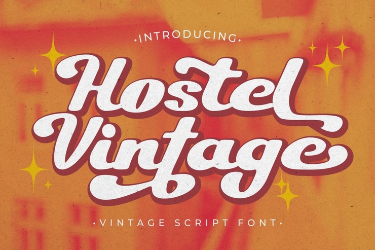Hostel Vintage字体 1
