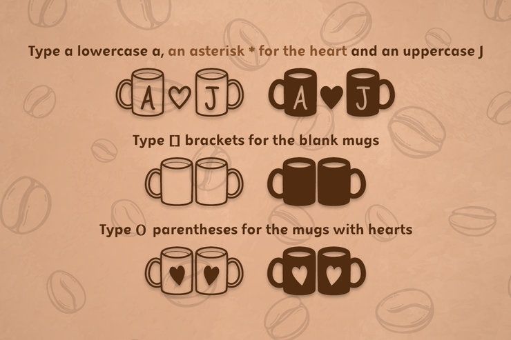 MF Coffee Mugs字体 3