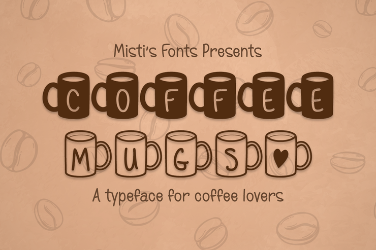 MF Coffee Mugs字体 4