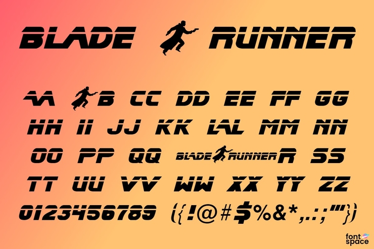 Blade Runner Movie字体 1