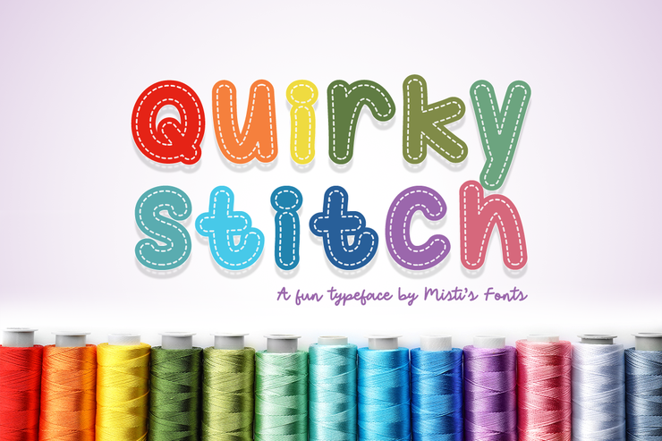 Quirky Stitch字体 3