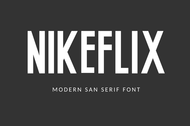 Nikeflix字体 1