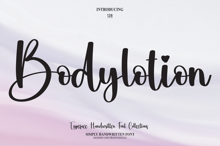 Bodylotion字体 7