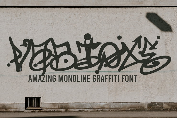 Vabioxe Graffiti字体 3