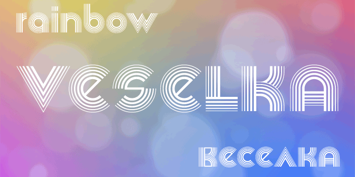 Veselka 4F字体 2