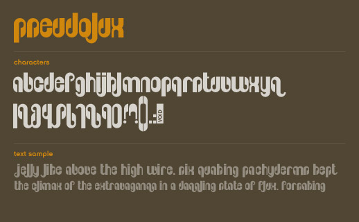 Pseudolux字体 1