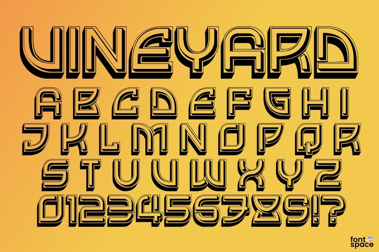 Vineyard字体 1
