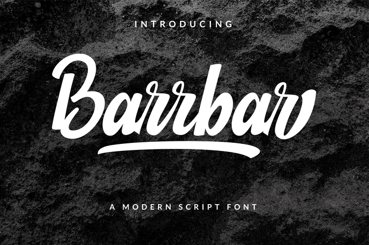Barrbar字体 1