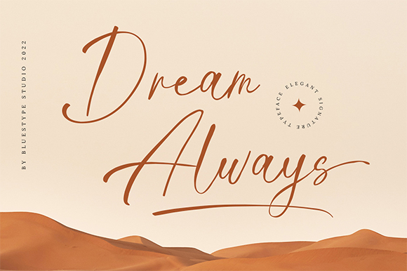 Dream Always字体 1