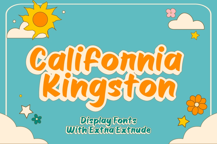 California Kingston字体 3