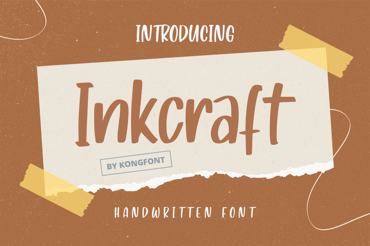 Inkcraft字体 1