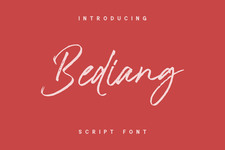 Bediang字体 2