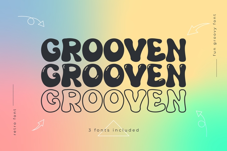 Grooven Shine字体 3