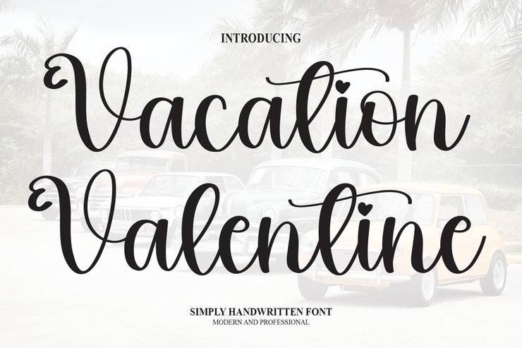 Vacation Valentine字体 1