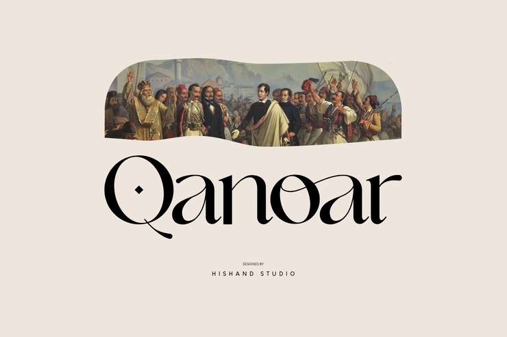 Qanoar字体 6