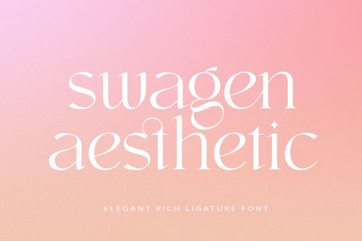 swagen aesthetic字体 10