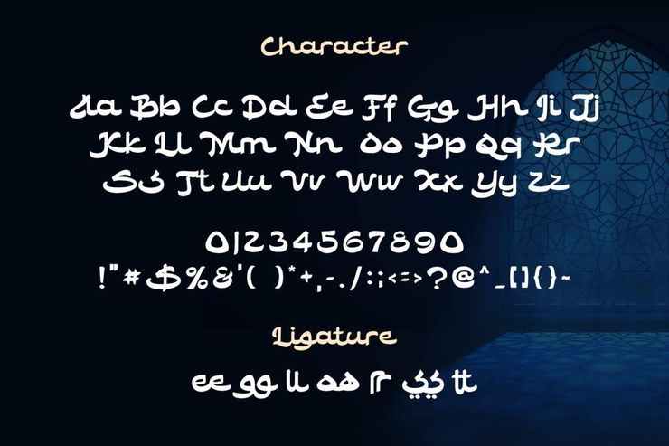 Lentera Ramadhan字体 3
