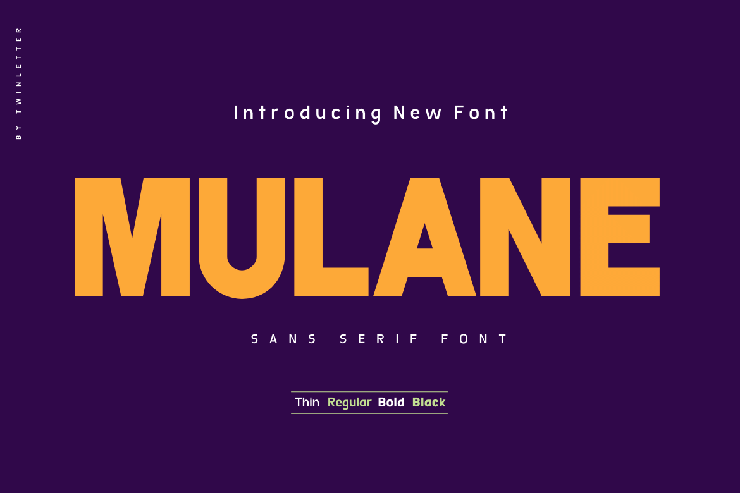 MULANE字体 2