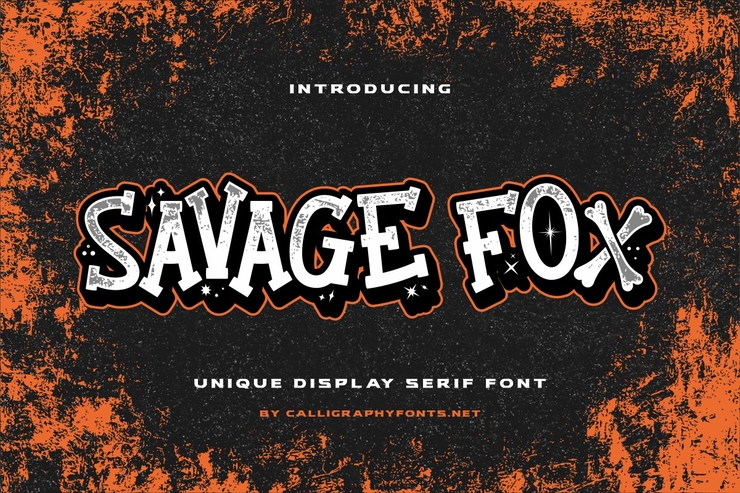 Savage Fox字体 3