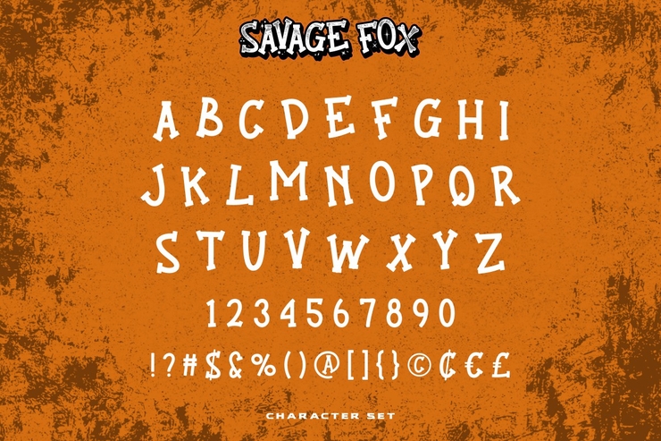 Savage Fox字体 8