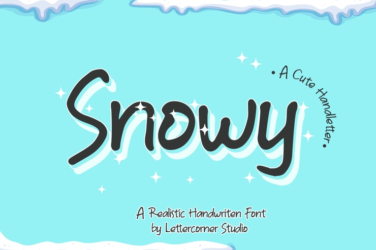 Snowy字体 1