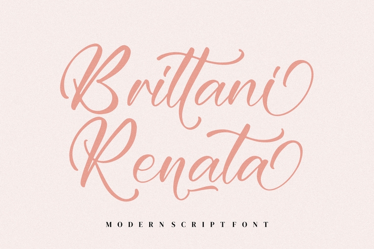 Brittani Renata字体 10