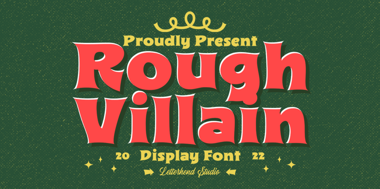 Rough Villain字体 2