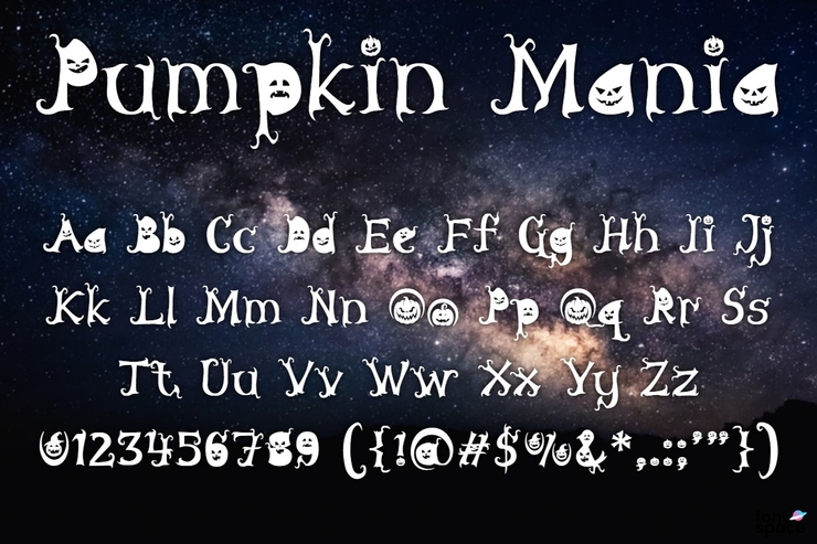 Pumpkin Mania字体 1