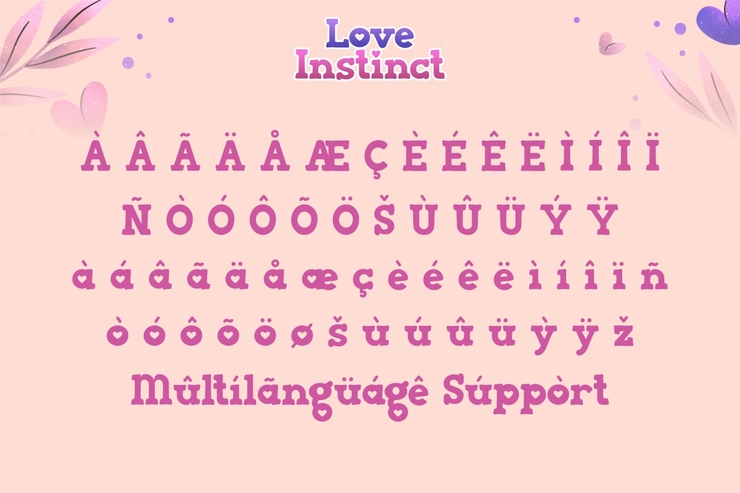 Love Instinct字体 2