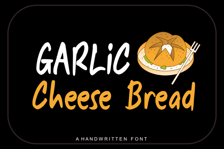 Garlic Cheese Bread字体 6