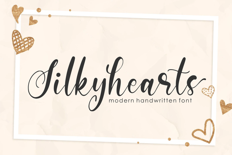 Silkyheart字体 2
