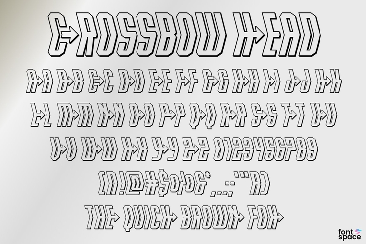 Crossbow Head字体 4