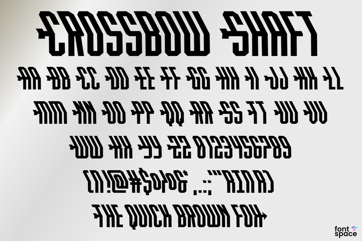 Crossbow Head字体 6