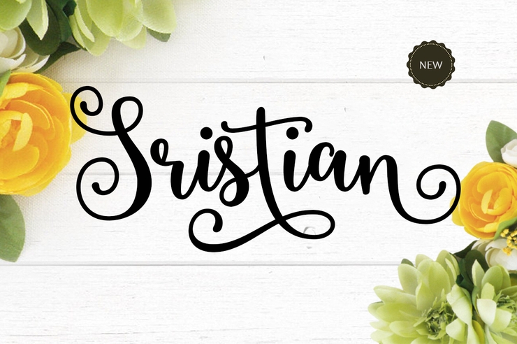 Sristian字体 3
